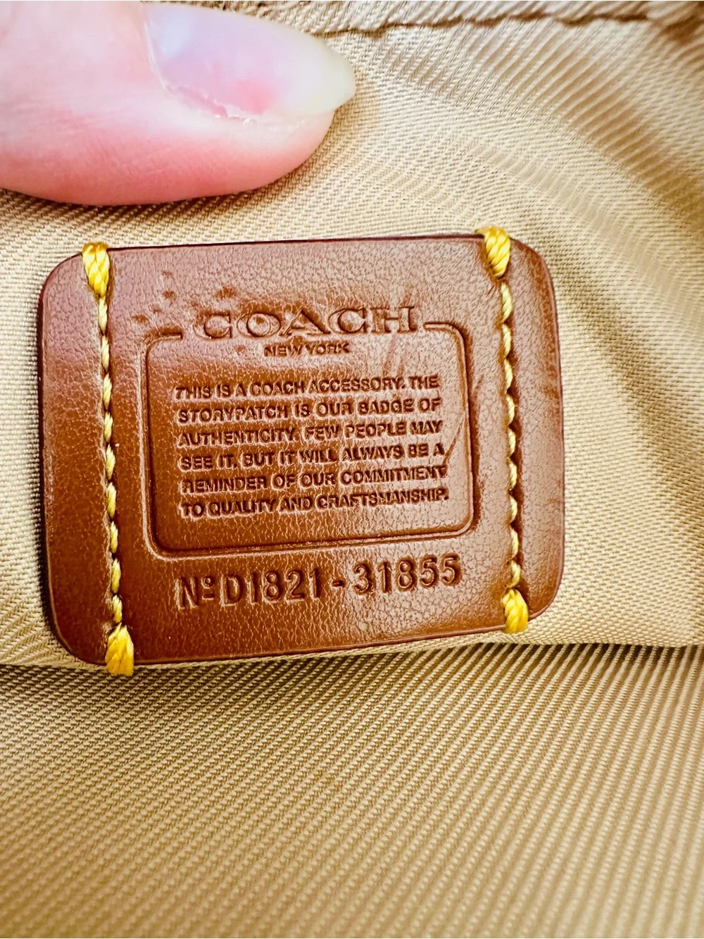 Coach crossbody signature
